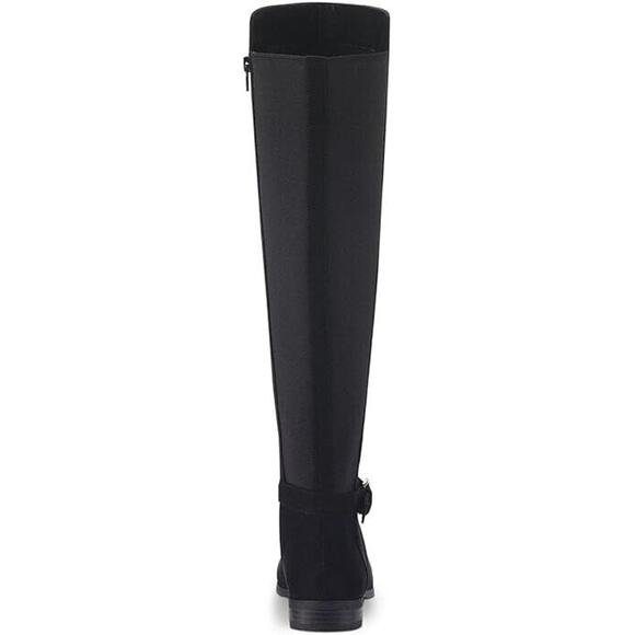 Style & Co. Womens Kimmball Faux Suede Over-The-Knee Boots Black 6 Medium (B,M) - Picture 3 of 3
